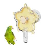 Bird Enrichment Feeder - 12x9x5cm Spinninng Toy, ABS PC Mental Stimulation Accessory, Flower Foraging Station with Interactive Design | Engaging Supply for Alone Time and Natural Instinct Training