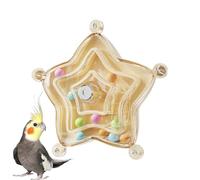 Bird Enrichment Toys - 8cm Bird Turntable | PP Educational Chewing Toy - Self-Entertainment Śpinning Cage Accessory | Ideal For Parrots, Budgies Conures To Stay Active And Engaged Indoors