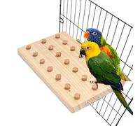 Bird Enrichment Toys | Educational Chew Block Parakeet Training Games,Wooden Board Versatile Small Animal Activity Game for Indoor Outdoor