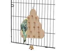Bird Enrichment Toys,Parrot Puzzle Toys Educational Parakeets Training Games - Sturdy Small Animal Activity Game Wooden Board for Anchovies Parakeets
