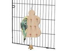 Bird Enrichment Toys - Parrot Puzzle Toys Educational Parakeets Training Games - Wooden Board Versatile Small Animal Activity Game for Indoor Outdoor