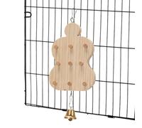 Bird Enrichment Toys - Wear-Resistant Parakeets Training Games Parrot Puzzle Toys,Wooden Board Versatile Small Animal Activity Game for Indoor Outdoor