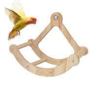 Bird Exercise Wheel - Wooden Running Spinner, Small Bird Activity Toy | Avian Fitness Wheel, Enhances Health and Activity for Finches Canaries Parrotlets Hamster-Style Play Wheel Pet Birds