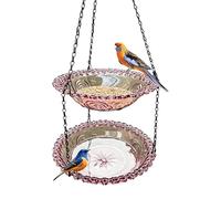 Bird Feeder and Bath Hangable Garden Wild Birds Feeder