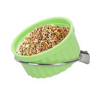 Bird Feeder - Birds Bowl & Water Container | Dish Feeder Dispenser | Hanging Bird Feeders For Wild Birds Food | Cage Accessories For Cockatiels, Conures, Macaws, Finches, And Other Pet Birding