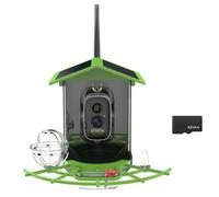 Bird Feeder Camera 4MP 2K HD WiFi Solar Powered