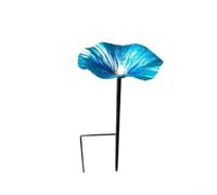 Bird Feeder, Colorful Bath Garden Decor Flower Shape Bee Watering Station for Outdoor Square Courtyard()