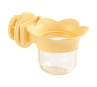 Bird Feeder - Coop Cup Feeding Dish With Secure Clamp, Compact Food Bowl For Small Pets, Ideal For Conures, Cockatiels, Canaries, Finches, Macaws, And Indoor Or Outdoor Use