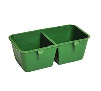 Bird Feeder Cup For Cage Hanging Conjoined 2 Cups Water Food Feed Trays For Parakeet For Poultry Feeding Bird Feeder Cup For Cage