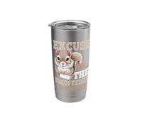 Bird Feeder - Excuse Me The Birdfeeder is Empty Stainless Steel Insulated Tumbler
