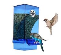 Bird Feeder - - Feeder | Automatic Seed Food Container | Transparent Acrylic Parrot Feeders | Parrot Foraging-Feeder for Cockatiel | C