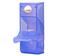 Bird Feeder for Cage Automatic Foraging Systems Food Feeding Station with Perch for Quakers Parakeets Automatic Bird Feeders No Mess Clear Birds Accessories for Parrots Parakeets