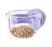 Bird Feeder for Cage, Feeder | Portable Leak-proof Bowl for Indoor Outdoor Aviary Feeding Drinking On the Go Transport Garden Macaws Parakeets