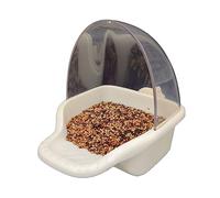 Bird Feeder for Cage Hanging Parakeet Food Container Cockatiel Feeding Box Large Capacity Anti Splash No Mess Bird Feeder Inside Cage