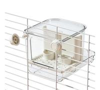 Bird Feeder for Cage Large Capacity Automatic Clear Cage Accessories