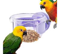 Bird Feeder for Cage, Parakeet Feeder | Parakeet Dish Portable Parrot Outdoor Indoor Feeding Carrier Travel Drinking in Macaw Parakeet Garden