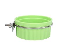 Bird Feeder for Cage - Parakeet Food Dispenser, Cockatiel Waterer Station, Automatic Free Feeding Bin, Free Seed Storage Container, Aviary Hardware Component for Cage Interior Mounting