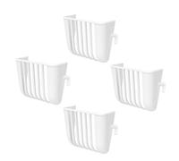 Bird Feeder for the Cage, 4 Piece Scatterproof Feeder Basket | Parrot Feeder Bird Cage Accessories for Cockatiels Parakeets Canaries Finches Inseparable Indoor and