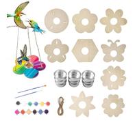 Bird Feeder Kits for Kids - DIY Crafting Set | Make Your Own Nature Art | for Boys Girls Students Backyard Garden Home Classroom Activity School Project Holiday Summer Camp Wood Gift