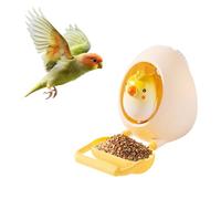 Bird Feeder, Multifunctional Cute Parrot Seed Feeders Birds Feeder Bowl for Canaries Budgies Lovebirds Conures Cockatiels