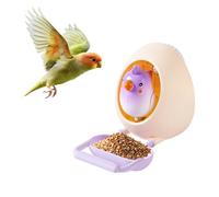 Bird Feeder, Multifunctional Cute Parrot Seed Feeders Birds Feeder Bowl for Canaries Budgies Lovebirds Conures Cockatiels
