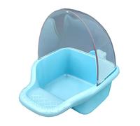 Bird Feeder No Mess Parakeet Food Dispenser Inside Of Cage Splash-Proof Large Opening Hanging Feeder For Cage