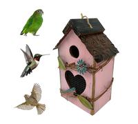 Bird Feeder - Outdoor Bird Feeder - Cute Hanging Bird House | Elegant Bird Cage, Decorative Multifunctional Protective Decoration