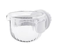 Bird Feeder, Parrot Feeder, Cage Accessories, Cockatoo Cage Cup, Bird Feeder, White