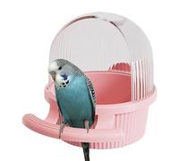 Bird Feeder - Smart Bird Feeder, Large Capacity Bird Breeder | Semi-Open Wild Bird Feeder Bird Cage Accessories, Anti Spill Food Container Drinker Cage Accessories for Birds Cockatiel Parrots Pigeons