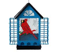 Bird Feeder Squirrel Proof Rust-Resistant Birdwatching Station with Double