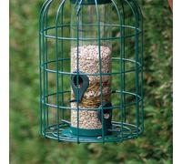 Summer Bird Feeder Squirrel Resistant Bird Hanging Metal Feeding Station Green