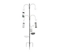 Bird feeder station Feeding pole Bird stand Bird feeding column Birdbath Garden