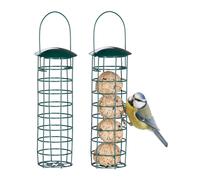 Bird feeder Suet Cake Holder Lightweight Dark Green Hanging Bird Feeder 2 Pack