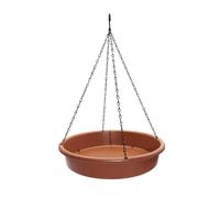 Bird Feeder Tray Platform Feeder with Water Bowl for Garden Patio Tree Durable Wood Outdoor Feeding Station
