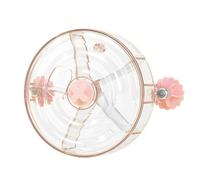 Bird Feeder Turning Wheel - 12x12x4cm The Ferris Wheel Van, Hanging Wild Fodfeeder | Parrots Turning Wheels Round Chewing Practice Toys | For Parakeets African Gr