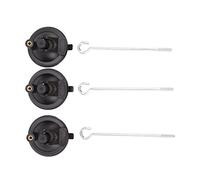 Bird Feeder Wall Hanger Suction Cup Hooks Premium ABS Material Easy to Use for Hanging Plants Wind Chimes and Decorative Art Set of 3