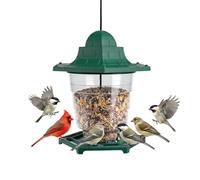 Bird Feeder - Weather Proof Feeding Bowl, Wild Bird Feeders with Mesh Screen, Hanging Garden Balcony Railing, Winter Birdwatching for Backyard Trees, Squirrel Resistant Seed Tray for Birds