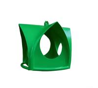 Bird Feeder with Practical Configuration for Attracting Native Birds to Residential Gardens and Landscaped Areas (green)