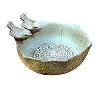 Bird Feeder Yard - Garden Bird Feeding Station, Bird Feeder Garden Ornament | 6.30x6.30x3.15inches Outdoor Ceramic Bird Feeding Bowl, Ceramic Bird Feeding Bowl Toy for Garden Decor