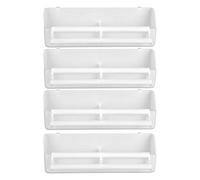 Bird Feeders 2-in-1 Food Water Bowls with Rest Frame Plastic Feeding Tools for Parrots Pigeons Birds