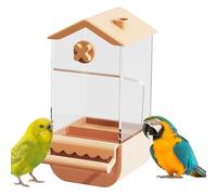 Bird Feeders for Small Birds - Bird Feeder Water Dispenser | No Feeder | Automatic,Parakeet Feeders for Birds | Splash-Proof Feeding Container for Macaw Lovebirds, Parakeet Cage