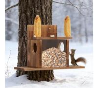 Bird Feeders for Small Birds The Squirrel Feeder Is A Heavy Duty Squirrel Feeder Platform for Outdoor Winter Suitable Outdoor Garden and Courtyard