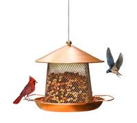 Bird Feeders Hanging Station - Premium Filled Seed Bird Feeder | Birds Seed Feeders Hanging | | For Finches, Robins, Canary Parakeets, Backyard, Balcony, Patio, Patio, Park