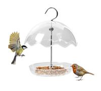 Bird Feeders Outdoor Hanging Tray Open Design Small Hummingbird Feeder Hanging Feeder for Garden Balcony Yard Fence Patio Feeding Viewing
