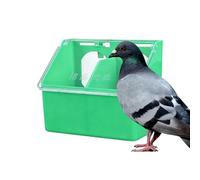 Bird Feeders Outdoor Large Bowl Rainproof Waterproof Quail Feeder with Lid for Parakeet Quail Chicken Parrot Poultry Outdoor Indoor Cage Garden Farm