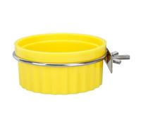 Bird Feeding Bowl Cups Parrot Food Water Dish Birds Cup Dish With Clamp Birdcages Feeders Pet Cage Bowls For Macaws Bird Cage Water