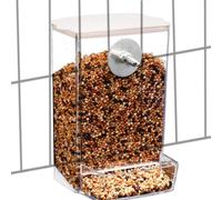 Bird Feeding Station - Garden Bird Dispenser, Outdoor Feedings Tool, Detachable Feed Container, Window Birds Feeder | clear birds feeding station detachable container usage for outdoor deck garden