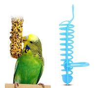 Bird Feeding Supplies, Bird Watering Supplies, Bird Treat Feeders Pet Bird Feeder Toy with Bird Perch Stand Design Hanging Fruit Vegetable Food Basket Container Bird Perch Feeder