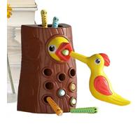 Bird Feeding Toy, Magnetic Learning Game, Interactive Bird Activity, Educational Playtime Tool, Worm Game Accessory, Classroom Travel Entertainment, Road Trip Amusement