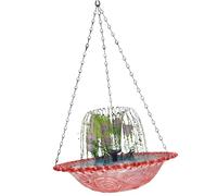 Bird Feeding Tray Solar Power Water Fountain For Balcony Attract Bird Birdbath For Outdoor Charm Bath Water Dish Birds